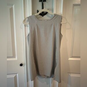 Athleta Black and White Striped Blouse